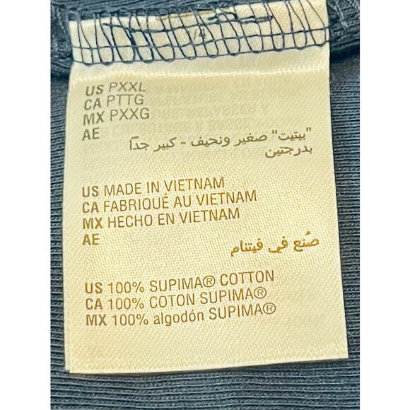 CHARTER CLUB LONG SLEEVE V-NECK TOP, INTREPID (NAVY) BLUE, PET/XXL, CASUAL, NWT - Picture 9 of 11